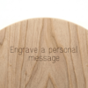 engrave-personal-message Custom Lake Clock