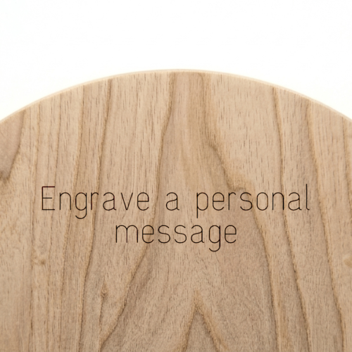 engrave-personal-message Custom Lake Clock