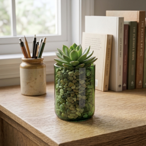 Repurposed Bottle Glasses