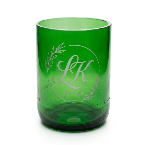 Repurposed Bottle Glasses